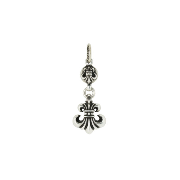 925 Sterling Silver Double Iris Pendant Necklace - Round Medallion with 3D Iris Motif, Minimalist Layering Jewelry - Image 2