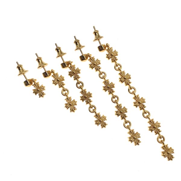 925 Sterling Silver Gold Vermeil Modular Moissanite Earrings | DIY Stackable Jewelry for Solo or Layered Looks - Image 2