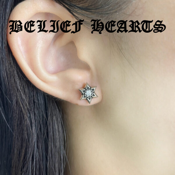 Mystic Hexagram Hand-Set Moissanite Earrings | 925 Sterling Silver Prong-Set Luxe Minimalist Jewelry - Image 4