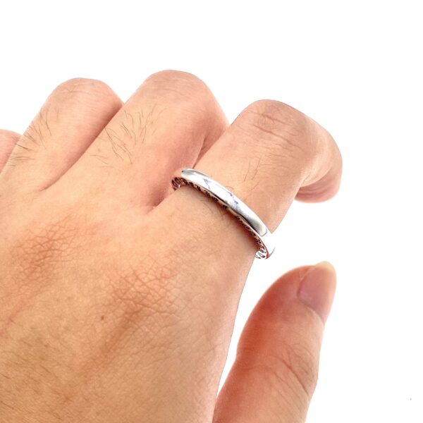 Engravable Gothic Street-Style Ring | 925 Sterling Silver Bold Personalized Band - Image 3