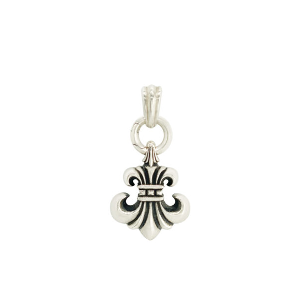 925 Sterling Silver Antique Scout & Iris Pendant Necklace | Gothic Bohemian Royal Emblem Jewelry - Image 4