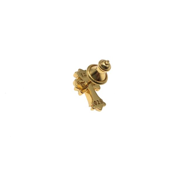 22K Gold-Plated Cross Earrings in 925 Silver – Symbolic Jewelry for Spiritual Daily Wear - Image 5