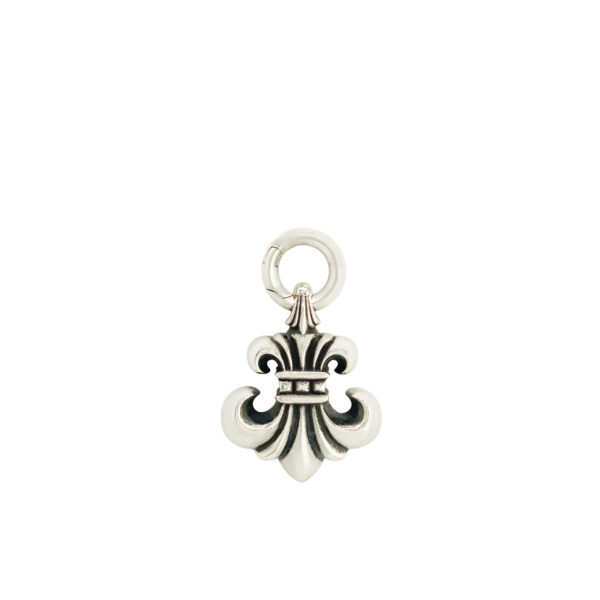 925 Sterling Silver Antique Scout & Iris Pendant Necklace | Gothic Bohemian Royal Emblem Jewelry - Image 3