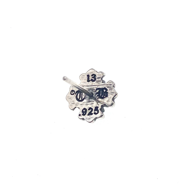 Gothic Y2K Punk Cross Earrings in 925 Sterling Silver with Moissanite - Retro Unisex Jewelry for Edgy Daily Wear - Image 3