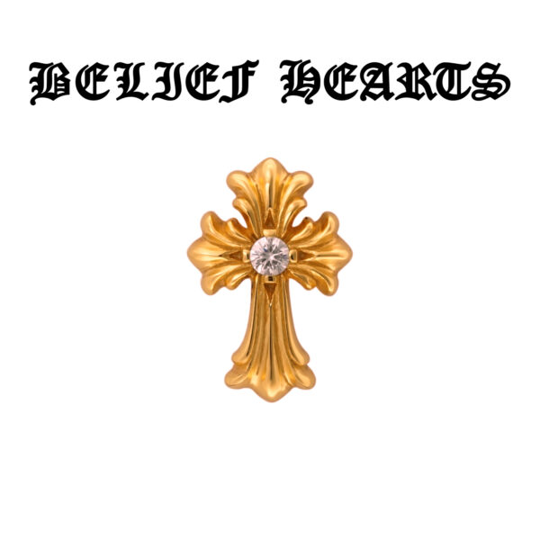 22K Gold-Plated Cross Earrings in 925 Silver – Symbolic Jewelry for Spiritual Daily Wear - Image 4